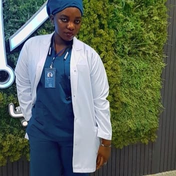 Iryn, Ugandan elder-care worker, in Riyadh
