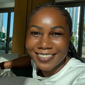 Nambi , Ugandan nanny, in Abu Dhabi