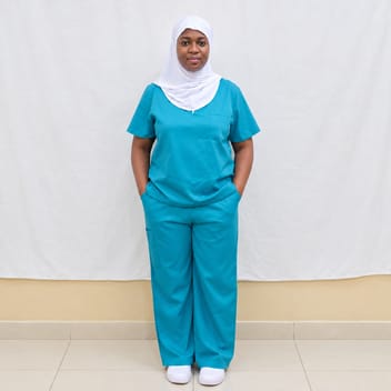 Aminat , Nigerian nanny, in Riyadh