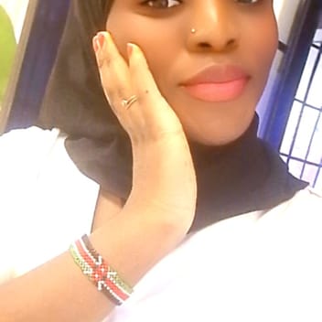 Atrine, Kenyan nanny, in Dammam