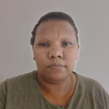 Nelius , Kenyan elder-care worker, in Jeddah