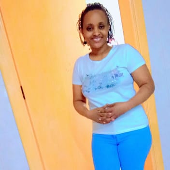 Hellen, Kenyan elder-care worker, in Riyadh