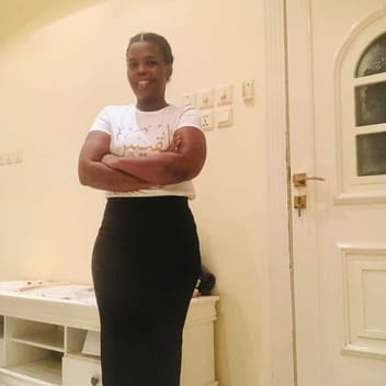Salha, Burundian nanny, in Riyadh