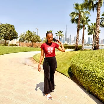 Nanyange, Ugandan nanny, in Sharjah