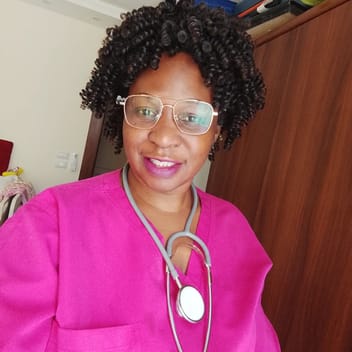 Birungi, Ugandan elder-care worker, in Riyadh