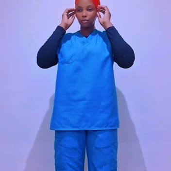 Kamya, Kenyan nanny, in Riyadh