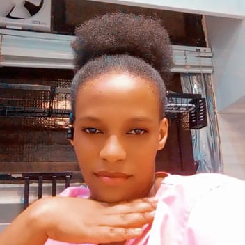 Kesia , Kenyan nanny, in Saudi Arabia