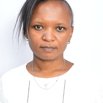 Eunice, Kenyan elder-care worker, in Dubai