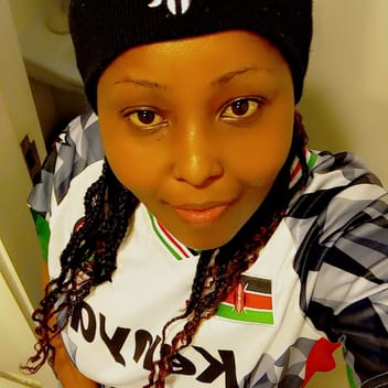 Maru, Kenyan nanny, in Riyadh