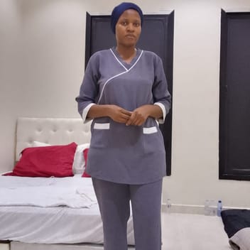 Moryn, Kenyan nanny, in Riyadh