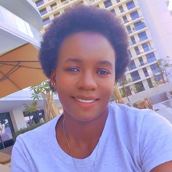 Phaustine, Kenyan nanny, in Dubai