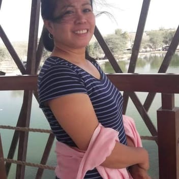 Andrelyn, Filipino elder-care worker, in Abu Dhabi