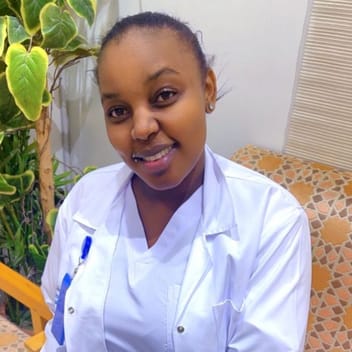 Christine , Kenyan elder-care worker, in Riyadh