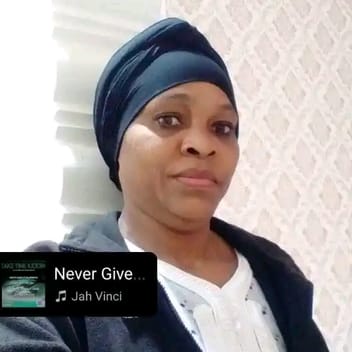 Jenipher, Kenyan elder-care worker, in Saudi Arabia