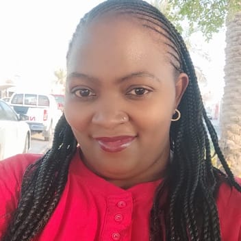 Pamella, Kenyan nanny, in Riyadh