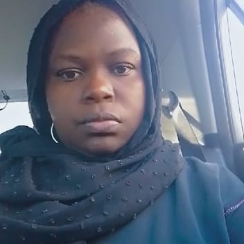 Mercy , Kenyan elder-care worker, in Riyadh
