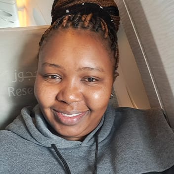 Pauline , Kenyan nanny, in Dubai