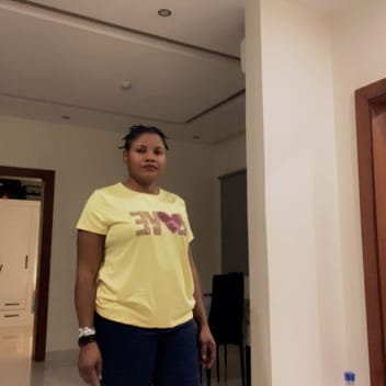 Rahab , Kenyan elder-care worker, in Riyadh