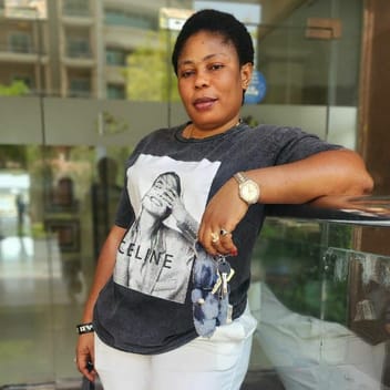 Claudia , Cameroonian nanny, in Dubai