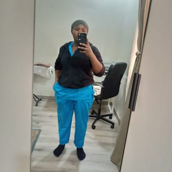 Violet, Kenyan nanny, in Riyadh