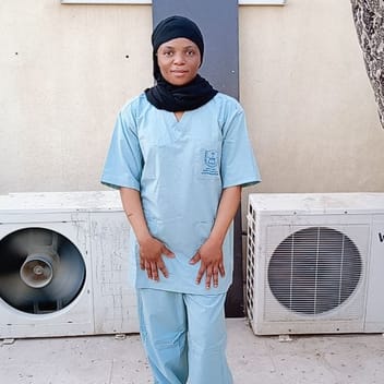 Moureen , Ugandan elder-care worker, in Riyadh