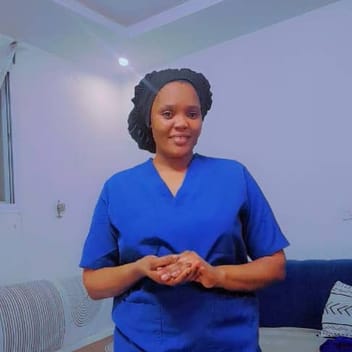 Asha, Ugandan nanny, in Riyadh