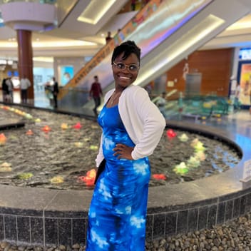 Sarah , Ghanaian nanny, in Abu Dhabi
