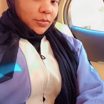 Dinnah , Kenyan nanny, in Riyadh