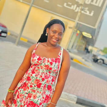 Lilian , Ugandan nanny, in Abu Dhabi