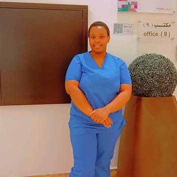 Lisa, Kenyan nanny, in Dammam