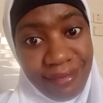 Eunice , Kenyan elder-care worker, in Saudi Arabia