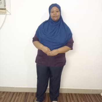LYDIAH, Kenyan elder-care worker, in Jeddah