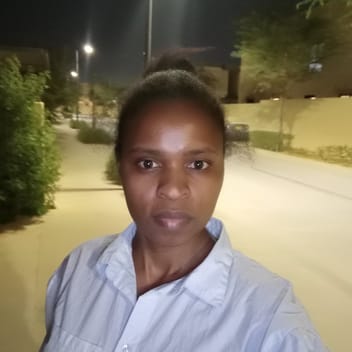 Kathini, Kenyan nanny, in Riyadh