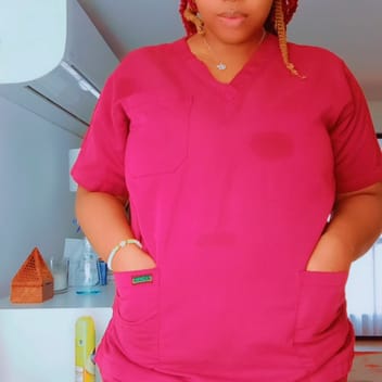 Grace, Kenyan nanny, in Dammam