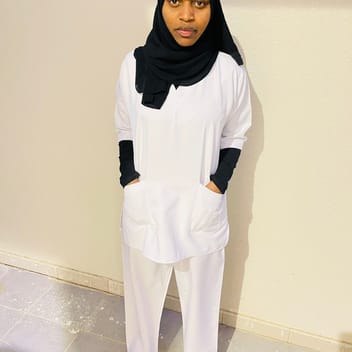 Maryam , Kenyan nanny, in Riyadh