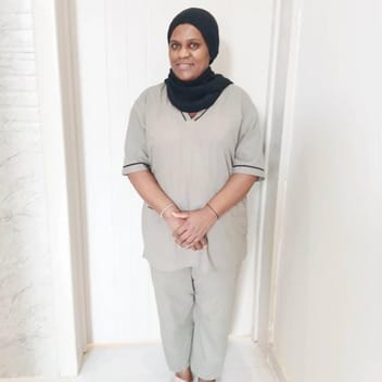 Sarah, Ugandan nanny, in Riyadh