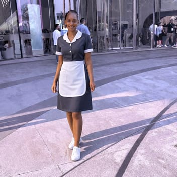 Jesca, Ugandan nanny, in Dubai