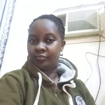 Zakia maregu, Kenyan elder-care worker, in Riyadh