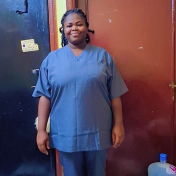 Mariam, Kenyan nanny, in Riyadh