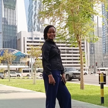 Teresia, Kenyan nanny, in Qatar