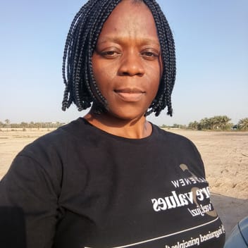 Lilian, Kenyan nanny, in Abu Dhabi