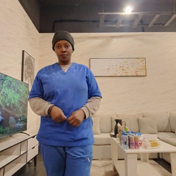 Ann, Kenyan nanny, in Riyadh
