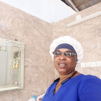 Levina, Kenyan elder-care worker, in Riyadh