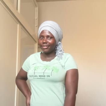 Grace, Ugandan nanny, in Abu Dhabi