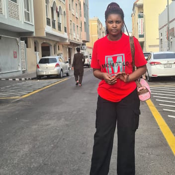 Tusiime , Ugandan nanny, in Dubai
