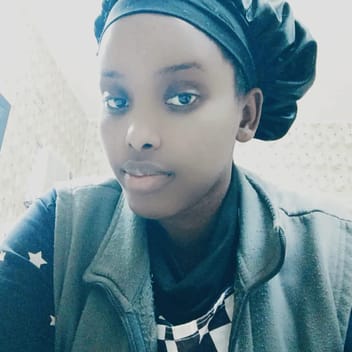 Nansasira, Ugandan elder-care worker, in Riyadh