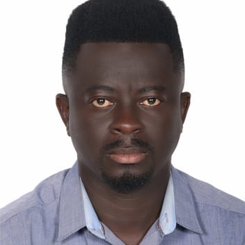 Gideon, Ghanaian driver, in Dubai