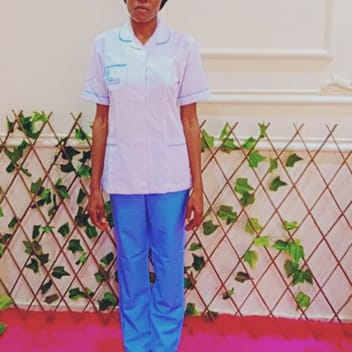 Sheila, Ugandan nanny, in Riyadh
