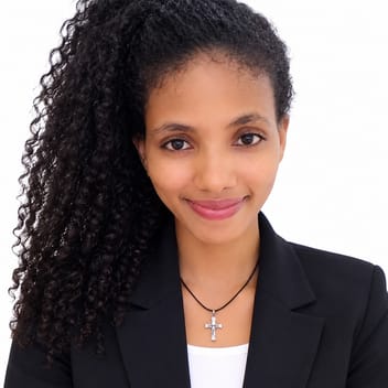 Mekdes, Ethiopian nanny, in Riyadh