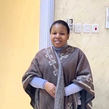 Gaudencia , Kenyan nanny, in Riyadh